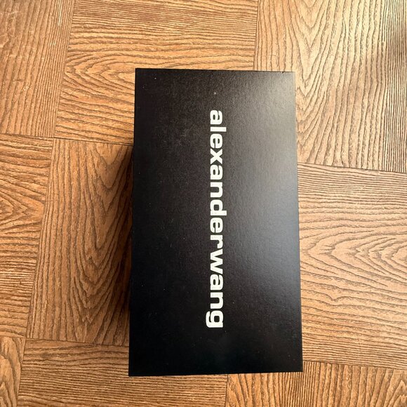 NEW Alexander Wang Julie Tubular Sandal White Leather Size 7 - Picture 15 of 15